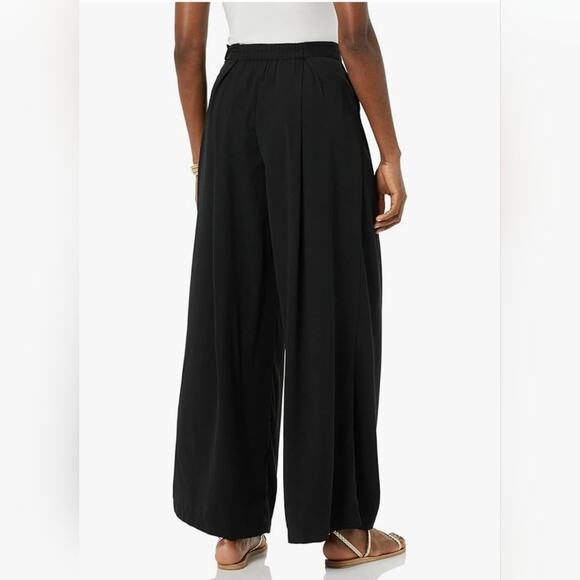 MAKING THE CUT Women's Palazzo Pant with Back Elastic Size Medium Black - Picture 2 of 7